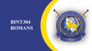 BITH304 ROMANS