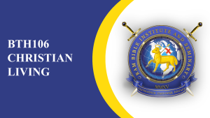 BTH106 CHRISTIAN LIVING
